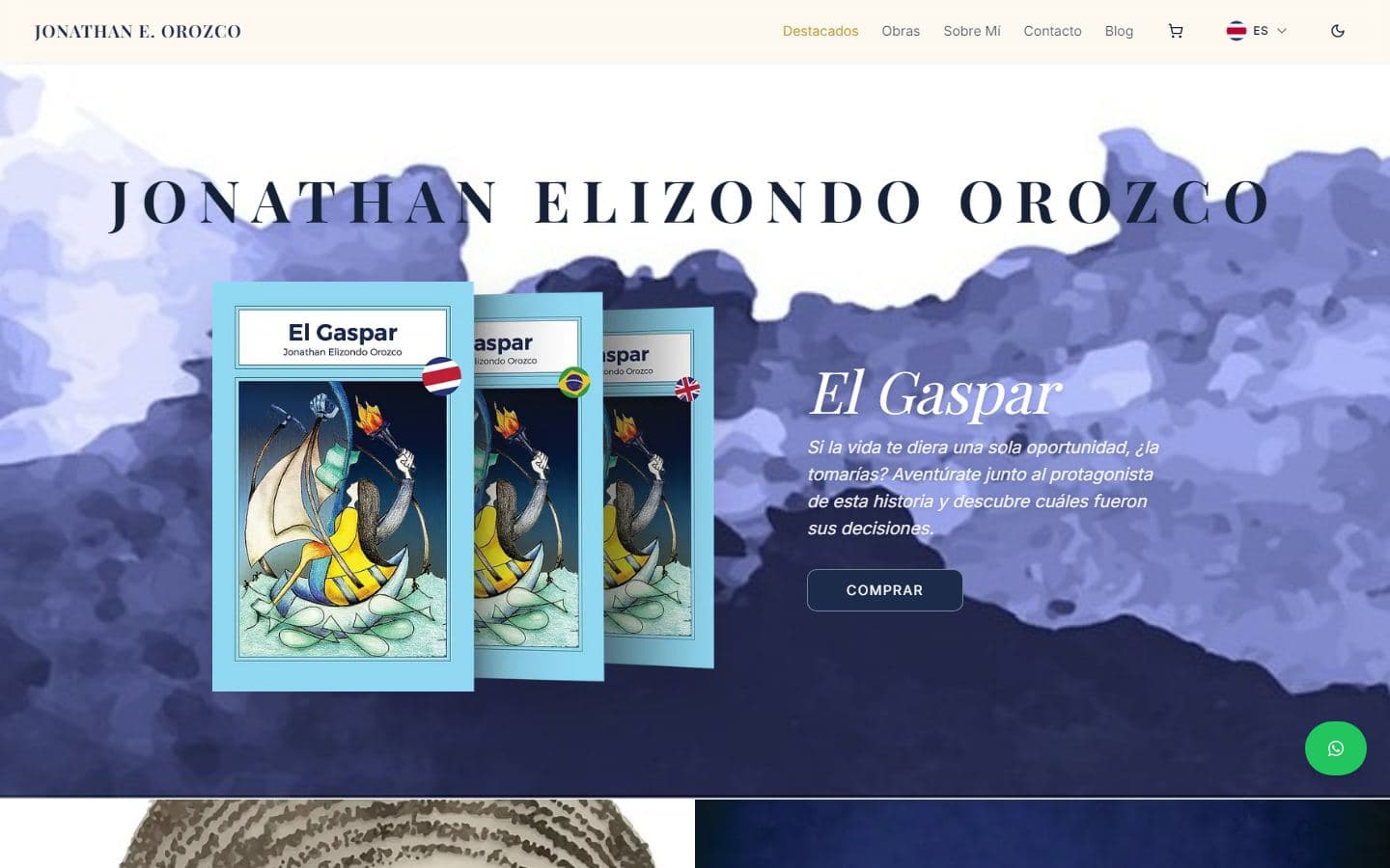 Sitio web de Jonathan Elizondo Orozco